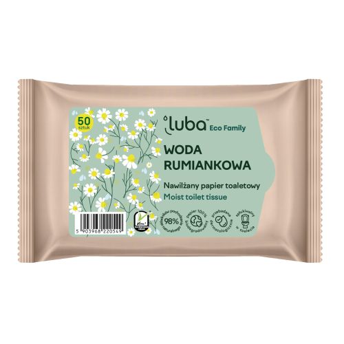 LUBA Nedves WC-papír Kamilla vízzel - 50 db