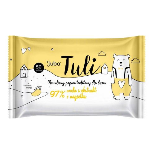 LUBA Tuli Mangó illatú nedves toalettpapír gyerekeknek - 50 db