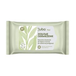   LUBA Med Herbal Refreshment intim higiéniai törlőkendő a napi ápoláshoz - 20 db