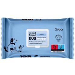   LUBA Nedves törlőkendők kutyája bőrének és szőrének tisztítására és védelmére - 60 db
