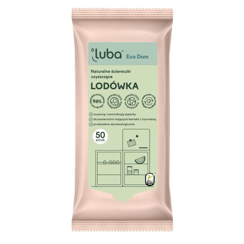 LUBA Természetes Eco tisztítókendők - Hűtő - 50 db