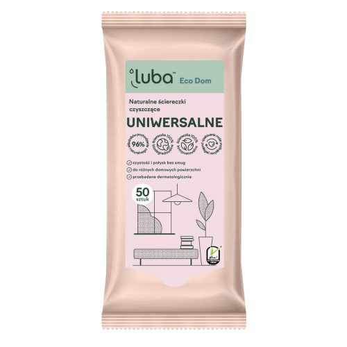 LUBA Természetes Eco tisztítókendők - Univrezális - 50 db